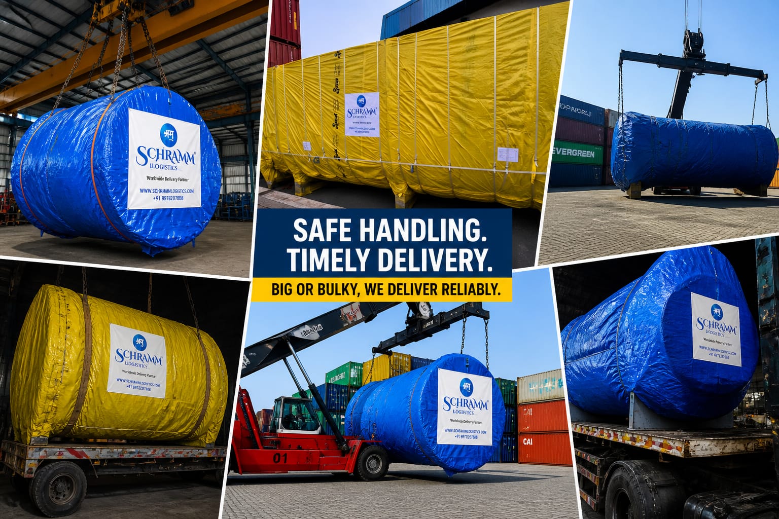 Project Cargo management – logistics solutions by Schramm Logistics